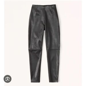 Abercrombie Curve Love Vegan Leather Skinny Leggings